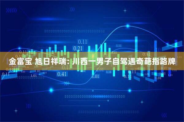 金富宝 旭日祥瑞: 川西一男子自驾遇奇葩指路牌